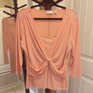 Peach Spring Ladies Top